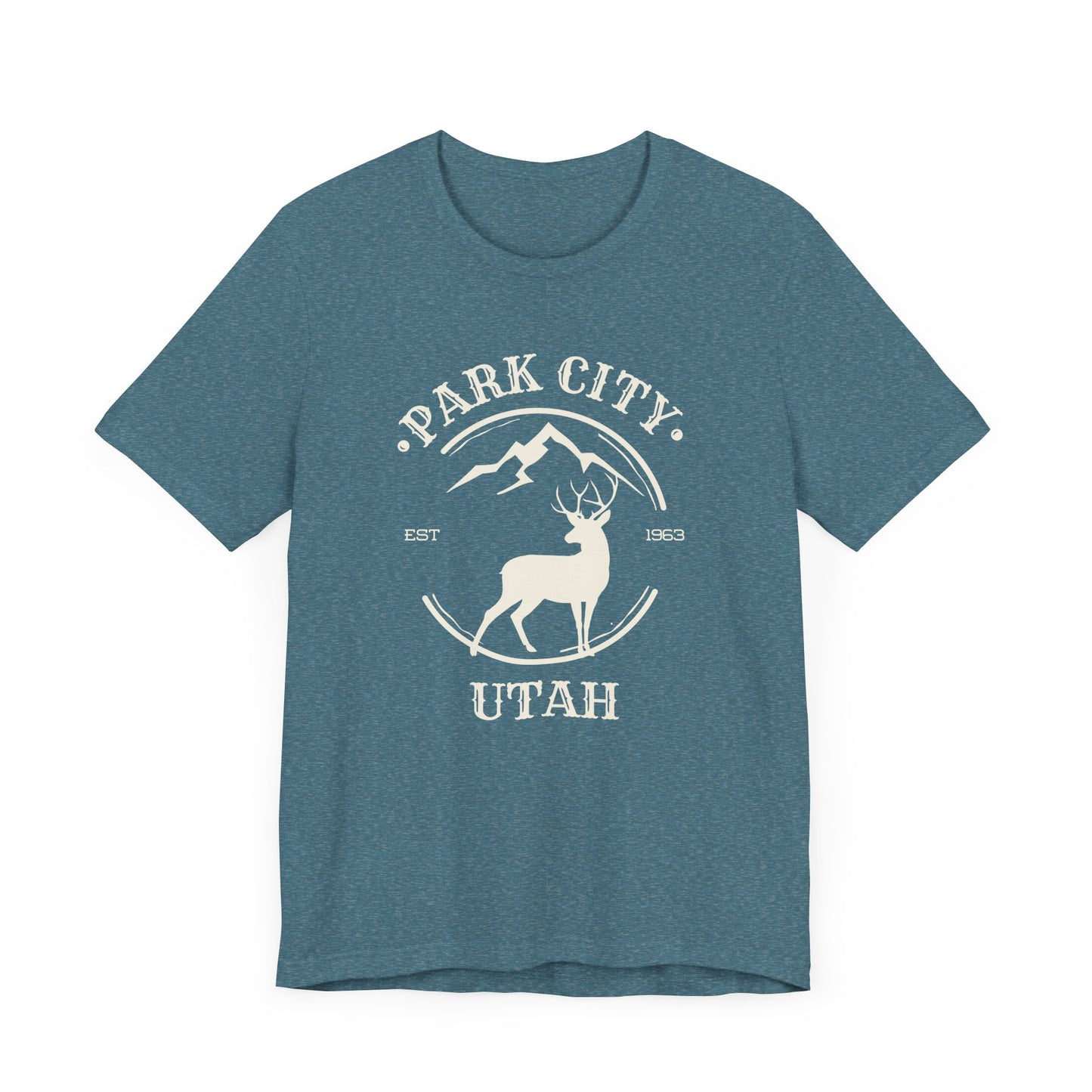 Park City Utah Minimalist Mule Deer T-Shirt